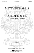 Object Lesson SSAA choral sheet music cover